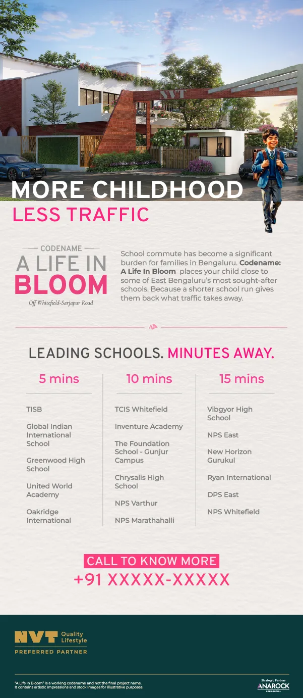 A Life in Bloom entrance concept