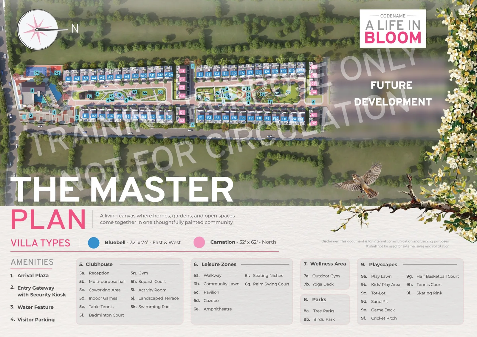 A Life in Bloom master plan